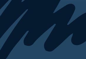 Abstract Dark Blue Wavy Shapes Background vector