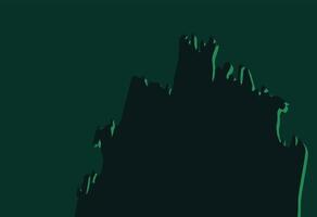 Abstract Dark Green Brush Stroke Background vector