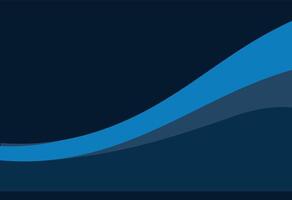 Abstract Blue Wavy Stripe Background vector