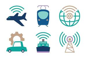 Tech Device Icons vector