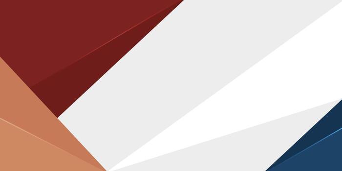 Abstract overlap square theme bright colorful brown and blue background. Papercut triangle pattern concept design. vector