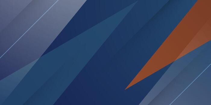 Abstract dark blue and brown overlap triangle background. Sporty background papercut shapes pattern design. vector