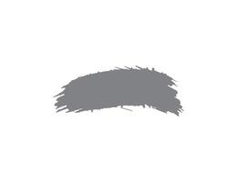 Gray Paint Stroke With Rough Texture. vector