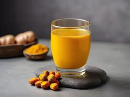 the tumeric and turmeric juice photo
