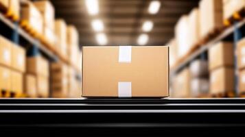 Warehouse filled with conveyor belts transporting goods for processing. 8 photo