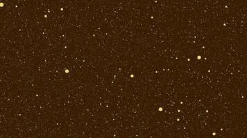 View of the starry sky, star dust in a huge galaxy, movement of particles in space video