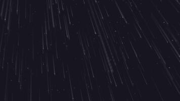 Star dust and particles flying in space in the night sky, dusty particles in the galaxy video