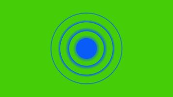 SOS radio wave signal, blue radio waves indicating where to pay attention video