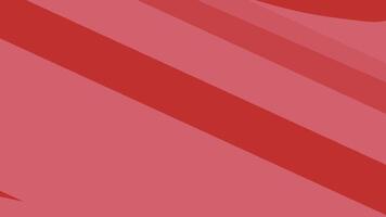 Abstract red background of moving geometric lines and shapes, wallpaper and texture video