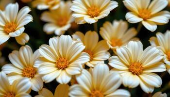 close up view of buttercup petals glistening like gold coins, with their shiny surfaces catching the light. photo