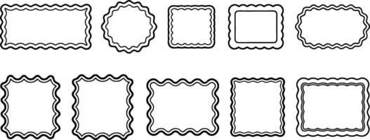 A set of different frames for coloring vector
