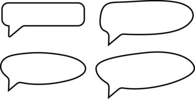 Chat icon. Chat speech bubble. Social media message. Online communication symbol. Chatting icons. Web chat sign. Conversation symbols vector