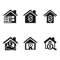 Mortgage Real Estate and Home Icon vector