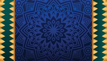 Islamic Mandala Background Illustration vector
