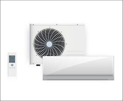 Split air conditioner unit and remote vector