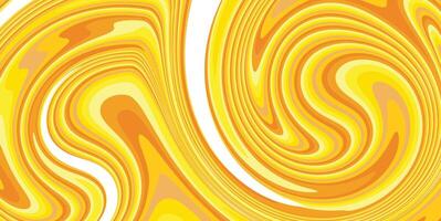 Yellow wavy background, minimalist marble motif background, psychedelic background vector
