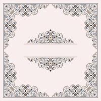 classic Ornament Frame Design template vector