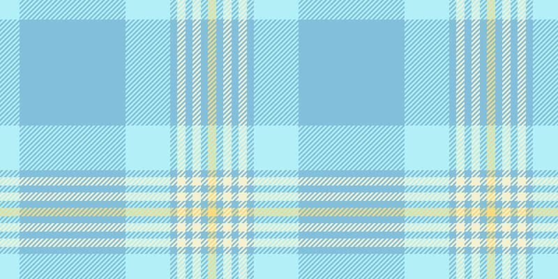 A seamless light blue and yellow tartan plaid pattern with a fresh and clean design, perfect for summer textiles and cheerful decor.