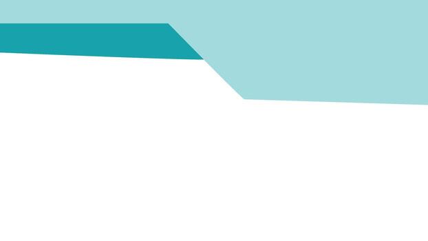 Abstract header template with clean blue wave and transparent background flat illustration vector