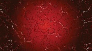 Red Topographic Contour background vector