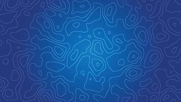 Blue and White Contour Lines Background vector