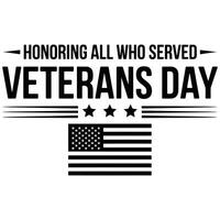 Veterans day t-shirt design vector