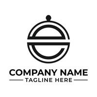 Elegant Company Logo Design with Cloche and Serif Typography for Branding and Business Identity vector