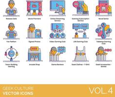 Geek culture icons, vol 4 vector