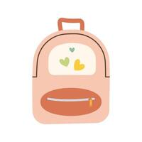 Colorful assortment of school supplies arranged neatly on a white background. Bright, creative tools inspiring learning and creativity for the new academic year. vector
