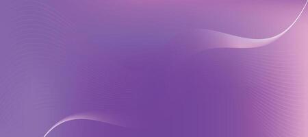 Purple Abstract Wave Background. Gradient Flow Design. Modern Elegant Backdrop vector