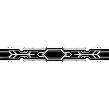 Futuristic Tech Line Background, Hexagon Geometric Elements vector