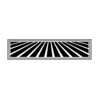 Geometric Horizon, Linear Perspective, Minimalist - Stripes vector