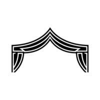 Geometric Canopy, Minimalist Archway vector