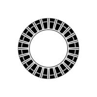 Geometric Ring, Minimalist, Circular Pattern, Abstract Form vector
