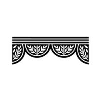 Stylized Laurel Branch Border, Vintage Element - Branches vector