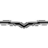 Geometric Divide, Minimalist, Abstract Horizon vector