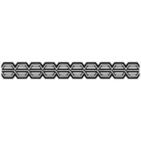 Geometric Border, Layered Pattern, Minimalist vector