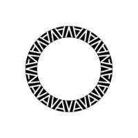 Geometric Circle Pattern, Minimalist, Abstract Motif vector