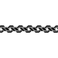 Geometric Chain Border, Modern, Subtle Texture vector