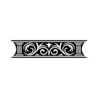 Elegant Classical Border, Intricate Ornamentation vector