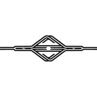 Geometric Symmetry, Digital Gradient, Modern Emblem vector