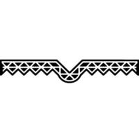 Geometric Wave Border, Minimalist - Pattern - Modern vector