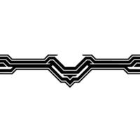 Geometric Wave, Minimalist Divider, Modern Abstract vector