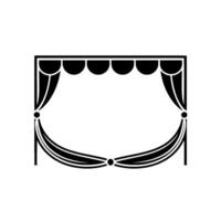 Art Deco Stage Border, Elegant Silhouette vector