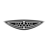 Geometric Tribal Emblem, Minimalist, Abstract Symbol vector