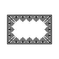 Art Deco Geometric Frame, Elegant, Minimalist Style - Artdeco vector
