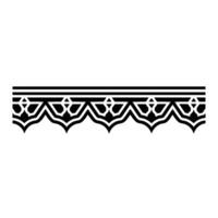 Geometric Tribal Border, Minimalist - Minimalism - Pattern vector