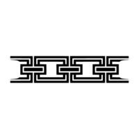 Intricate Geometric Border, Classical vector