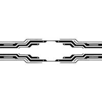 Geometric Divide Modern Abstract Border vector