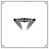 Geometric Ascent Dynamic Emblem vector